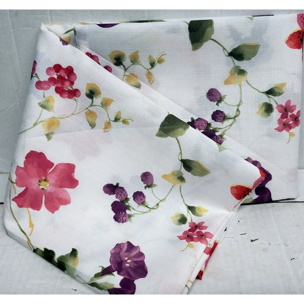 Printed Fabric Tablecloth, 52